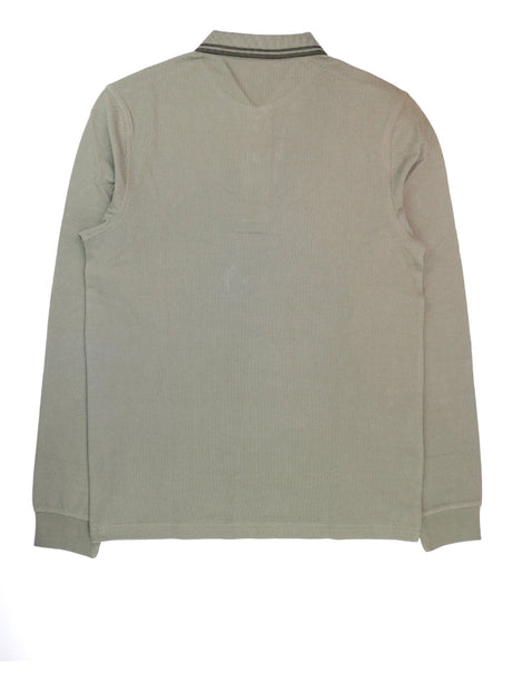 Polo Fred Perry Uomo Ls Twin T Verde Fred Perry  Angolo dello Sport