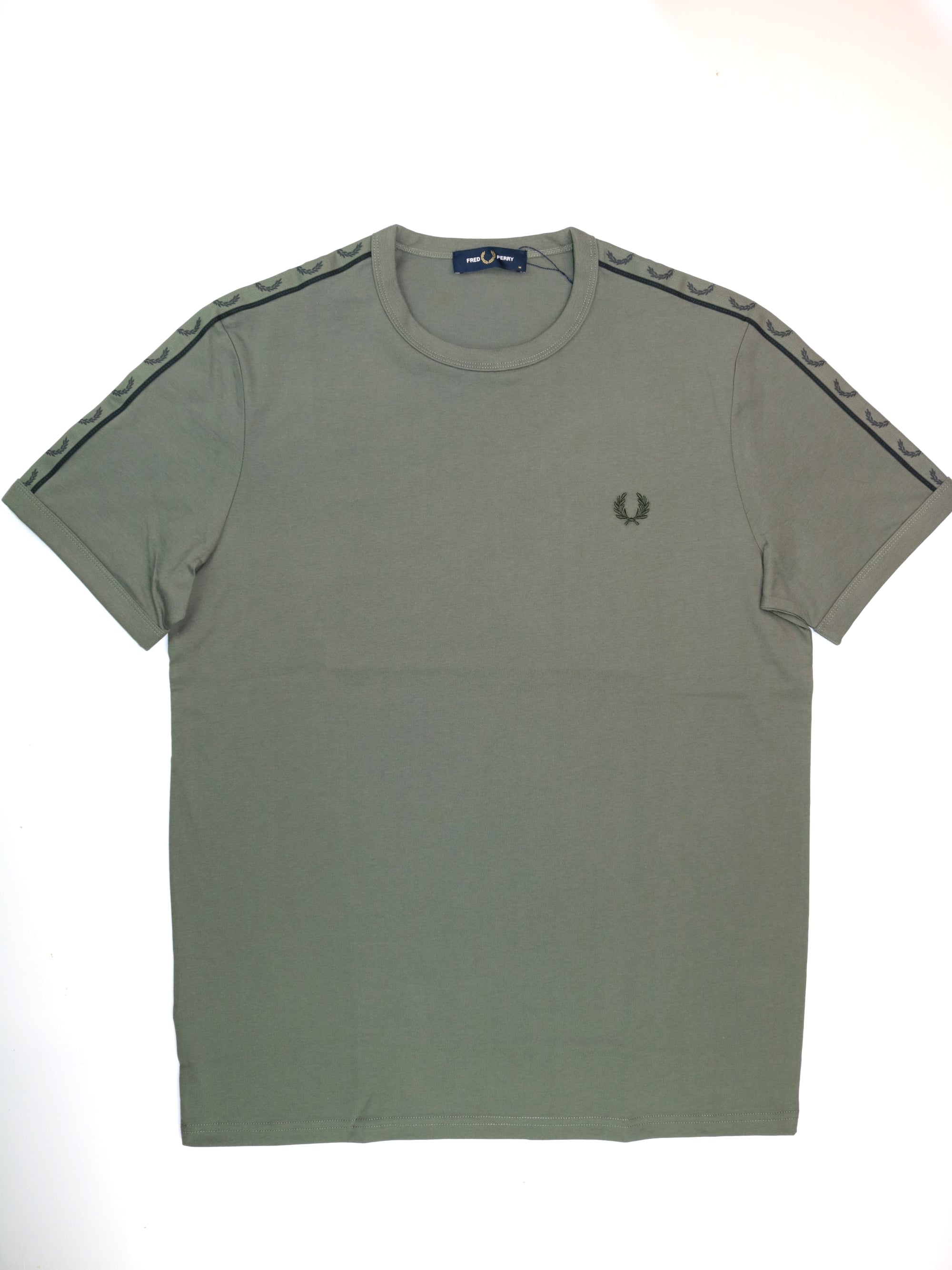 T-shirt FRED PERRY Uomo CONTRAST Verde