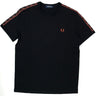 T-shirt FRED PERRY Uomo CONTRAST Nero