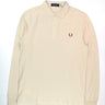 Polo FRED PERRY Uomo LS PLAIN Avorio