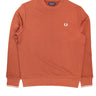 Felpa FRED PERRY Uomo CREW NECK Arancione