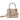 Borsa GAELLE Donna REG ECOPELLE BOTTALATO LOGO IN METALLO Beige