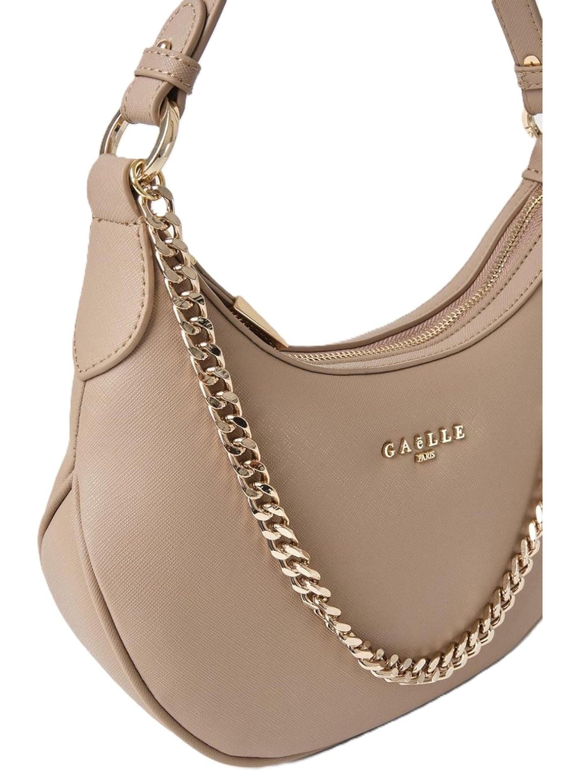 Borsa GAELLE Donna reg shoulder strap eco saffiano Beige