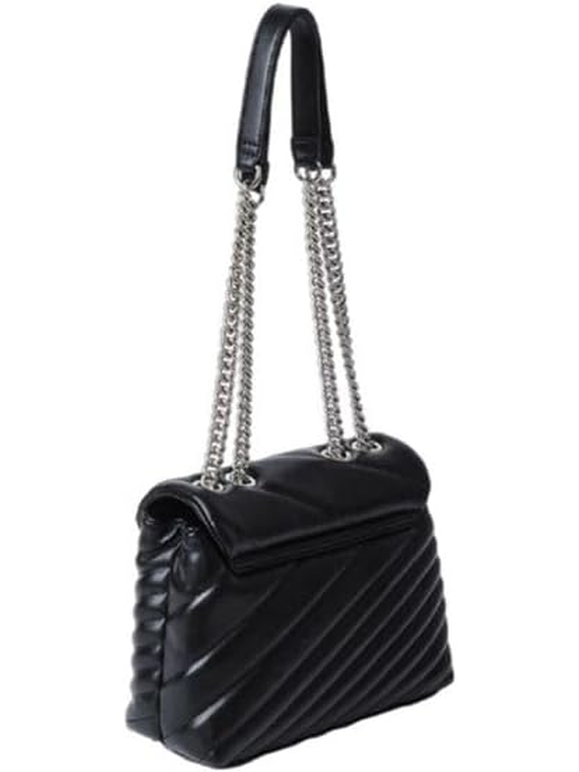 Borsa GAELLE Donna mini shoulder strap in eco liscio Nero