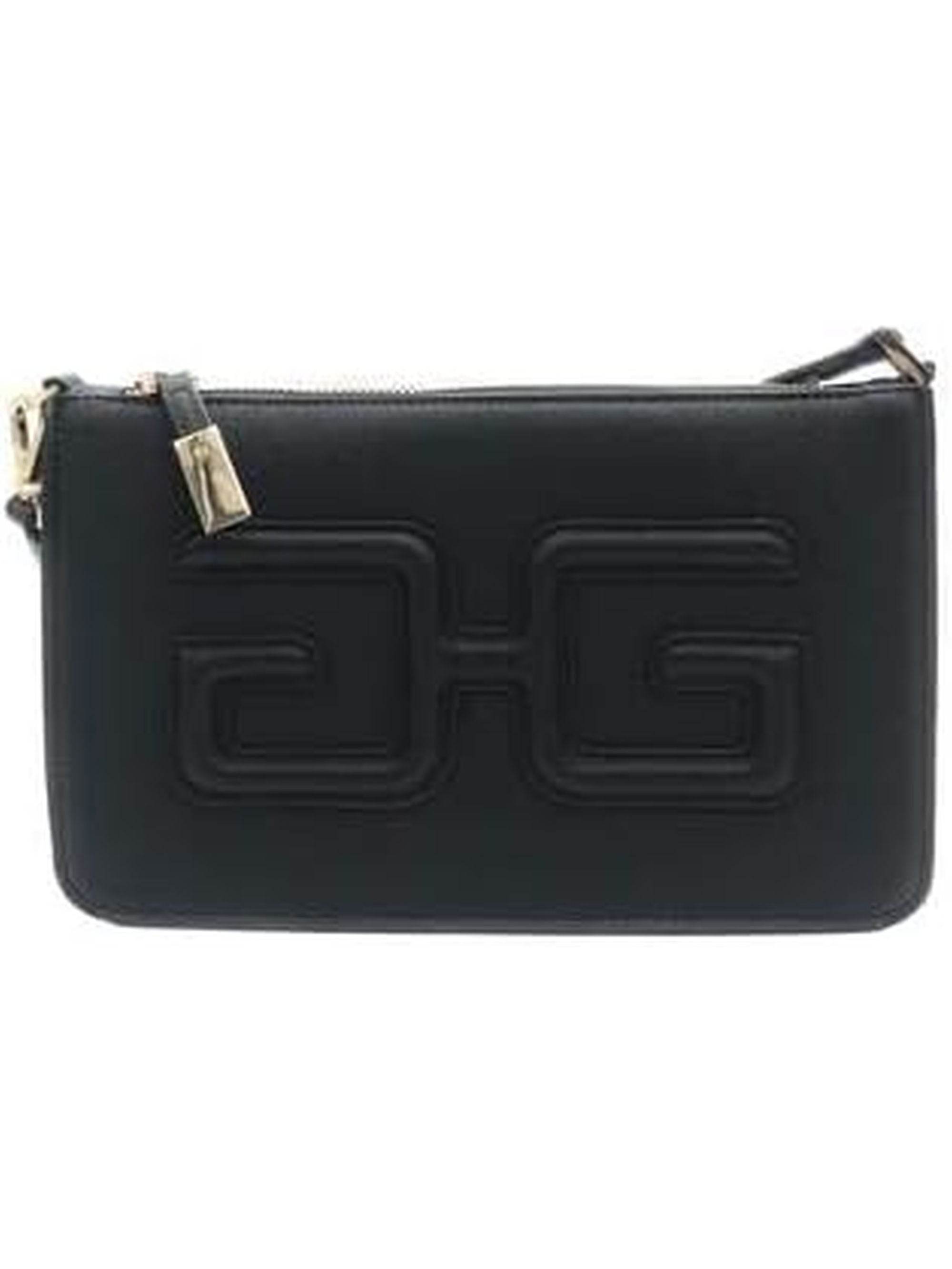 Pochette GAELLE Donna mini pochette con patch Nero