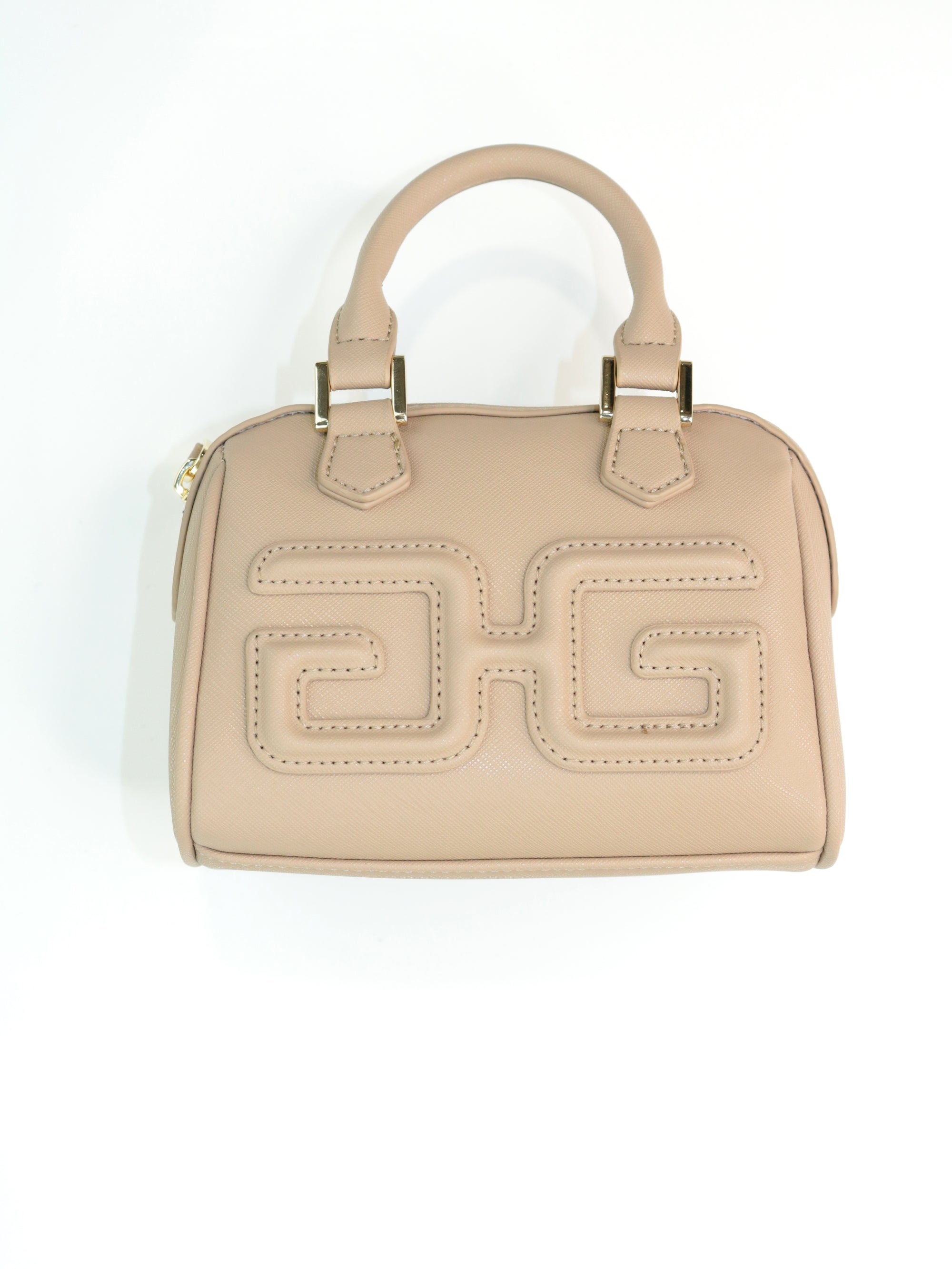 Borsa GAELLE Donna MINI DUFFLE CON PATCH DOUBLE G E LOGO IMPRESSO Beige