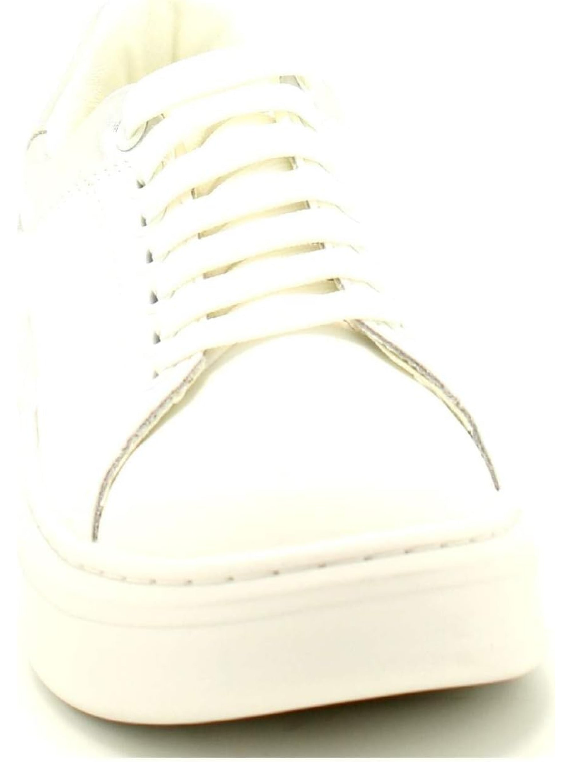 Sneakers GAELLE Donna ADDICT IN ACTION LEATHER CON INSERTI IN LAMINATO Argento