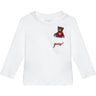 T-shirt GUESS JR Bambino LS Bianco