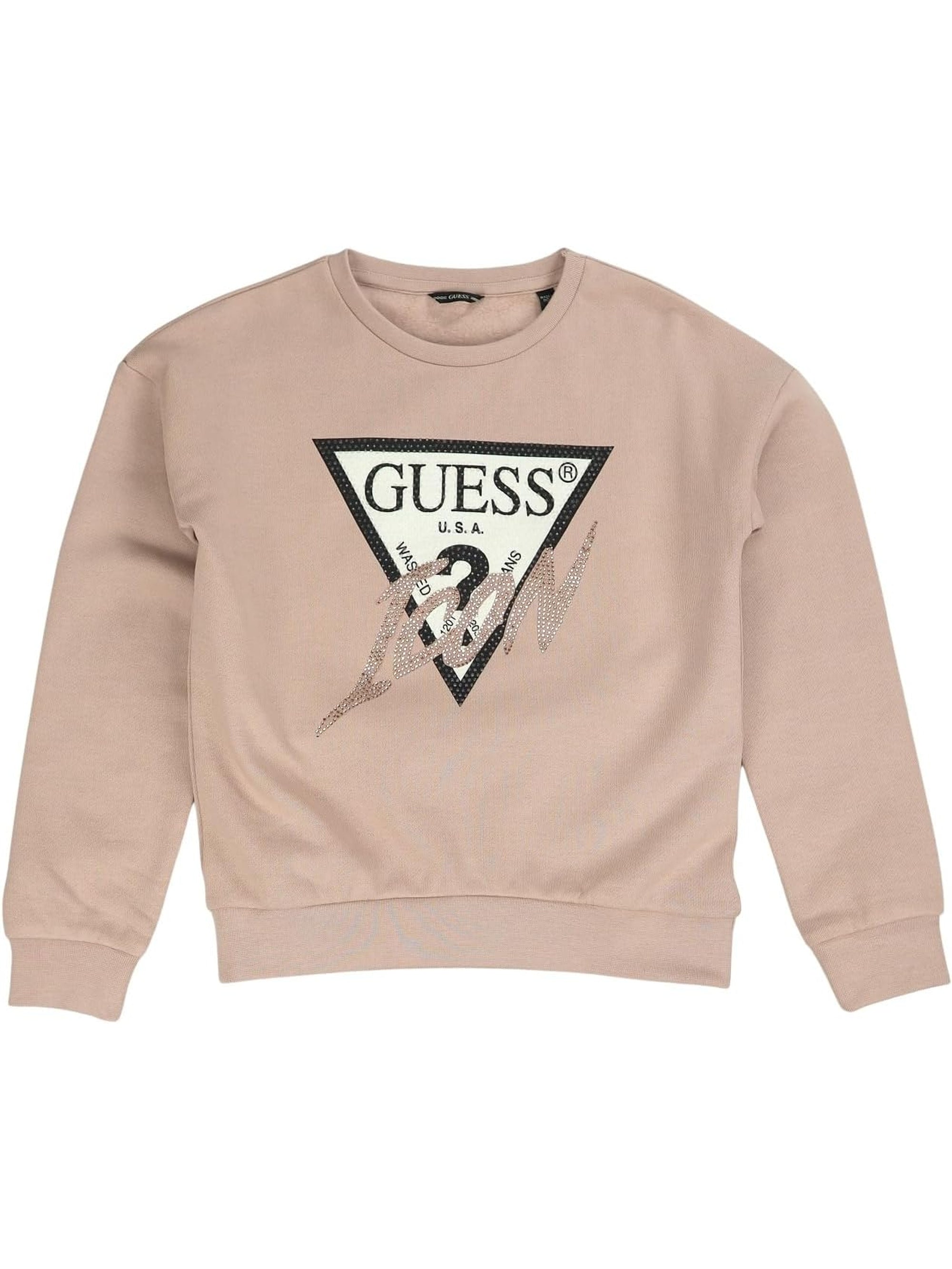 Felpa GUESS JR Bambina ACTIVE Rosa