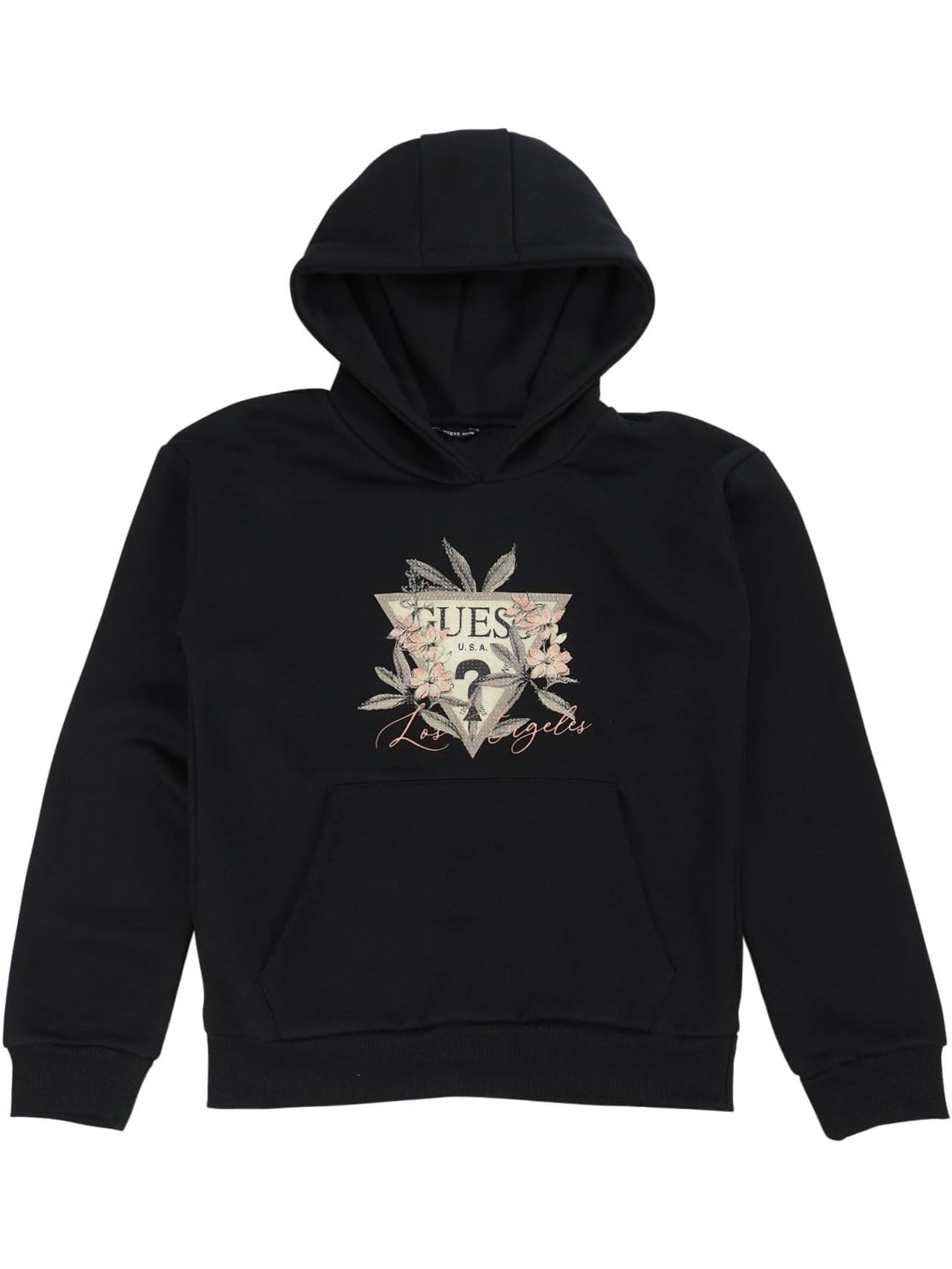 Felpa GUESS JR Bambina HOODED Nero