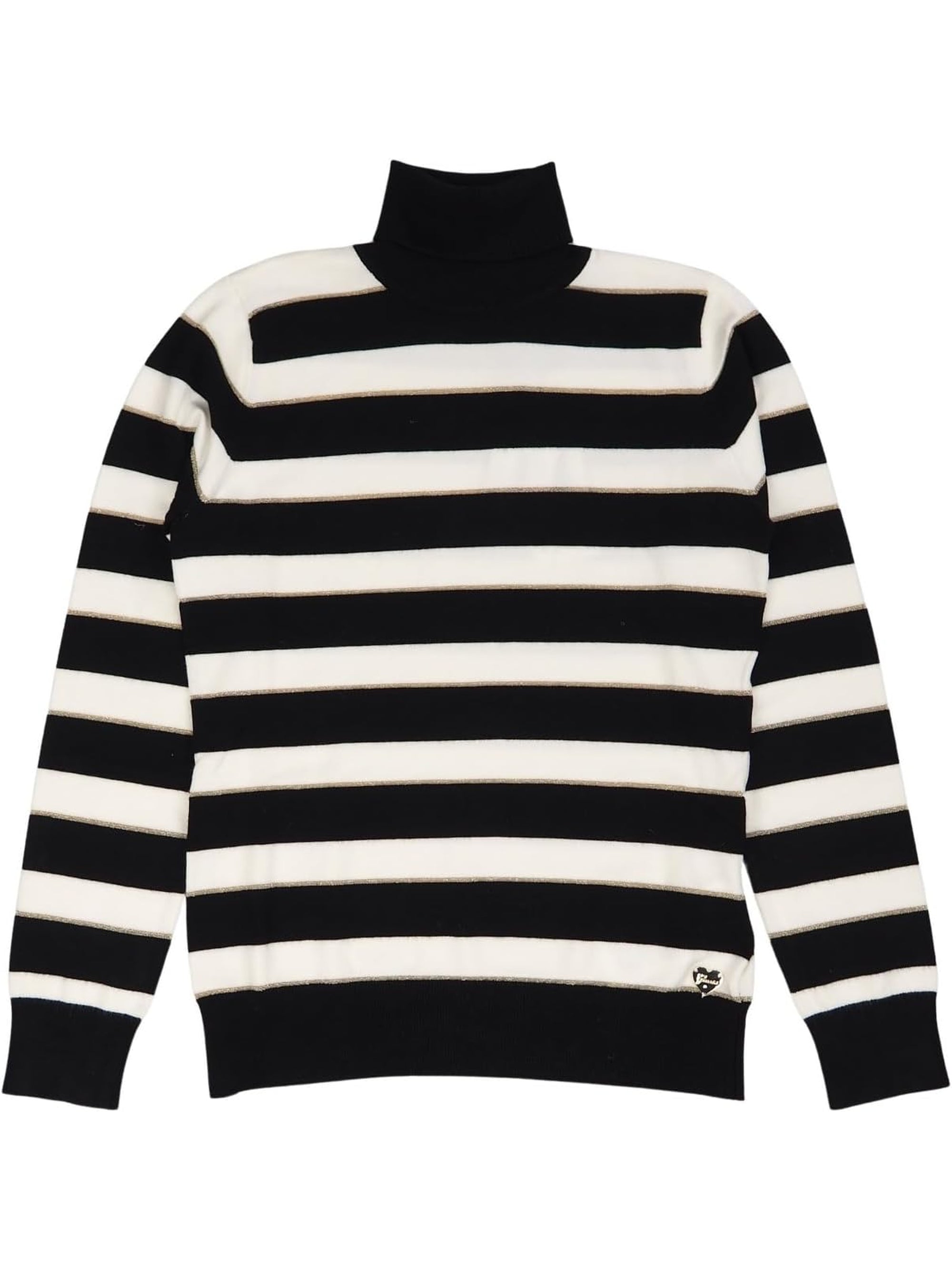 Pullover GUESS JR Bambina LS Bianco e Nero