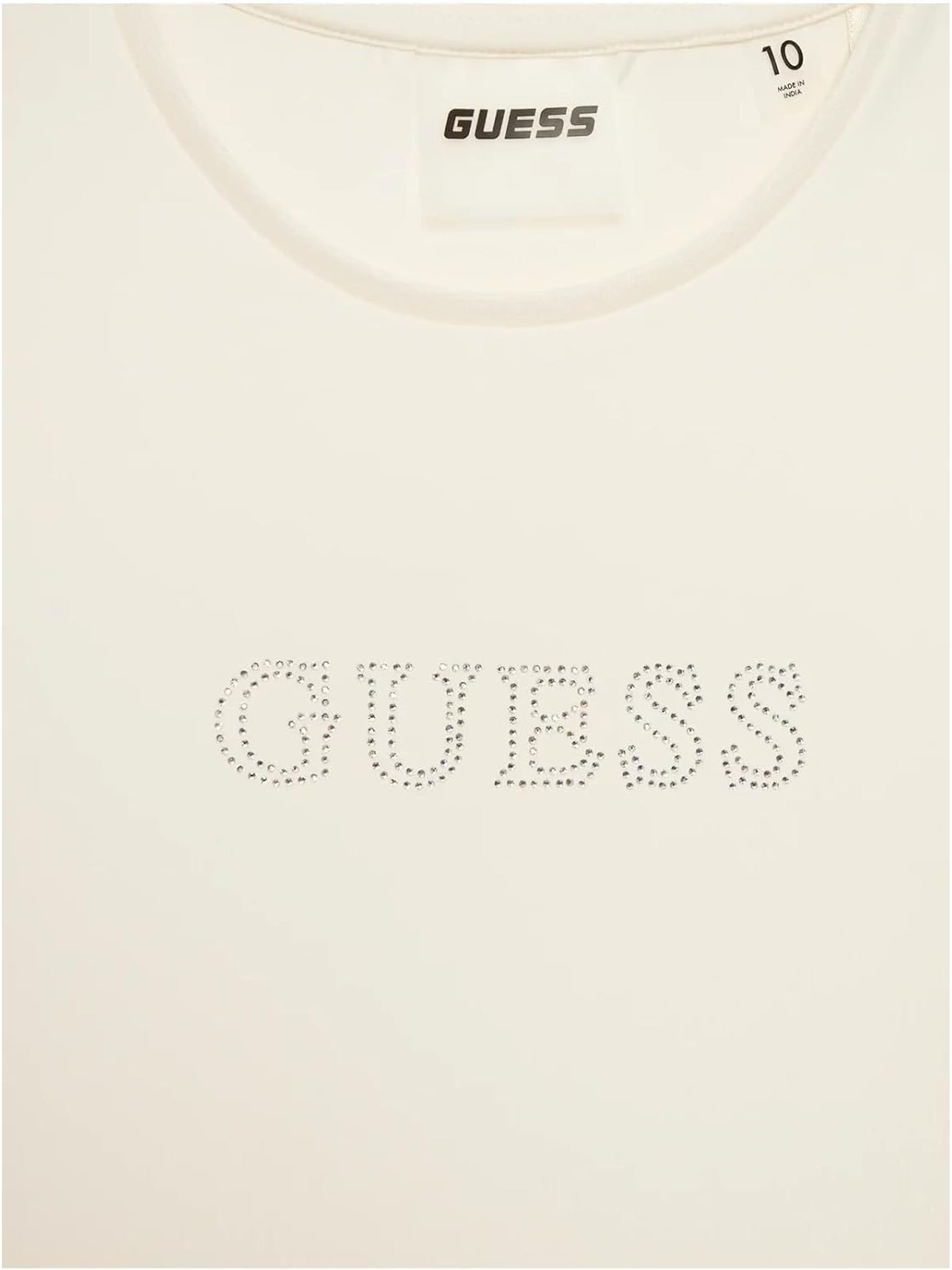 T-shirt GUESS JR Bambina SS Bianco