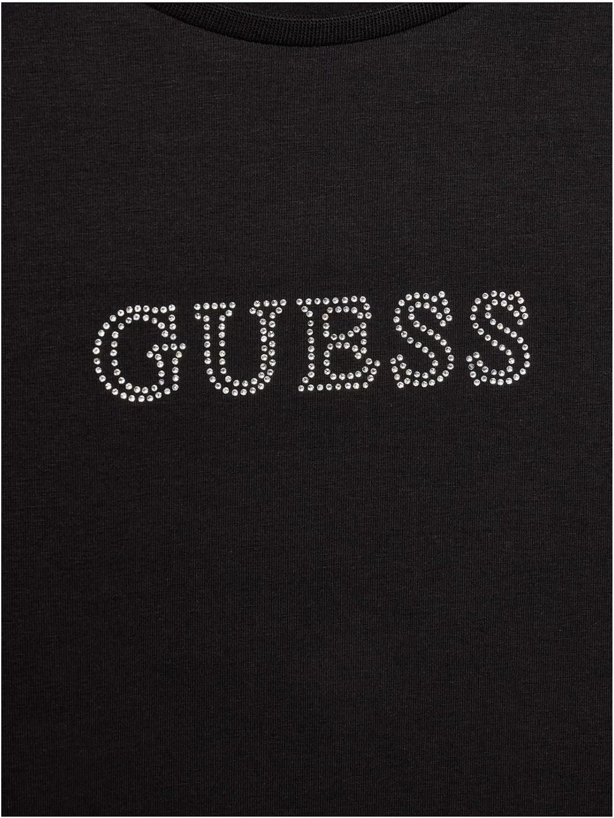 T-shirt GUESS JR Bambina SS Nero