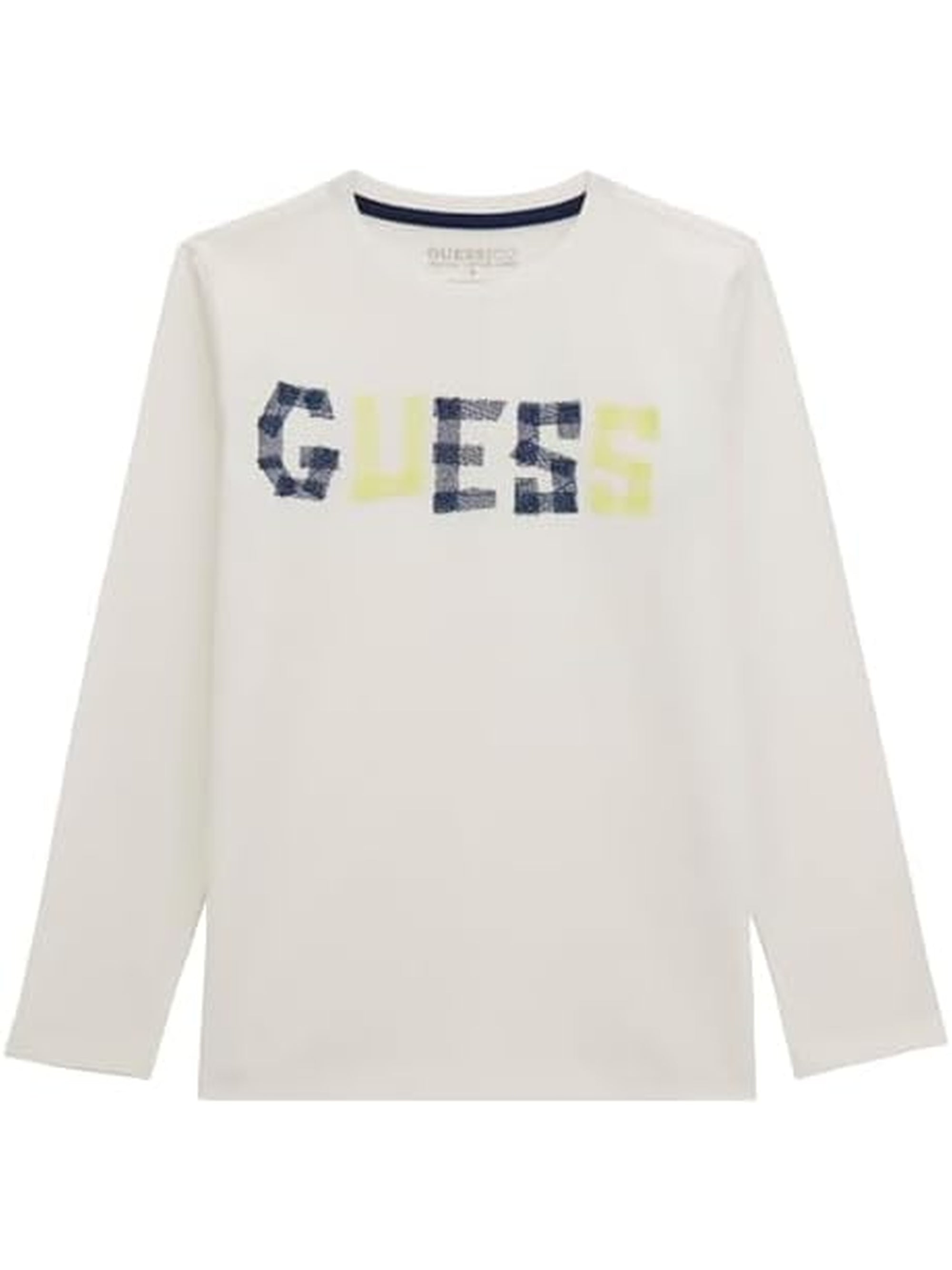 T-shirt GUESS JR Bambino LS Bianco