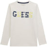 T-shirt GUESS JR Bambino LS Bianco