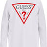 T-shirt GUESS JR Bambino LS Bianco