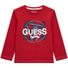 T-shirt GUESS JR Bambino LS Rosso