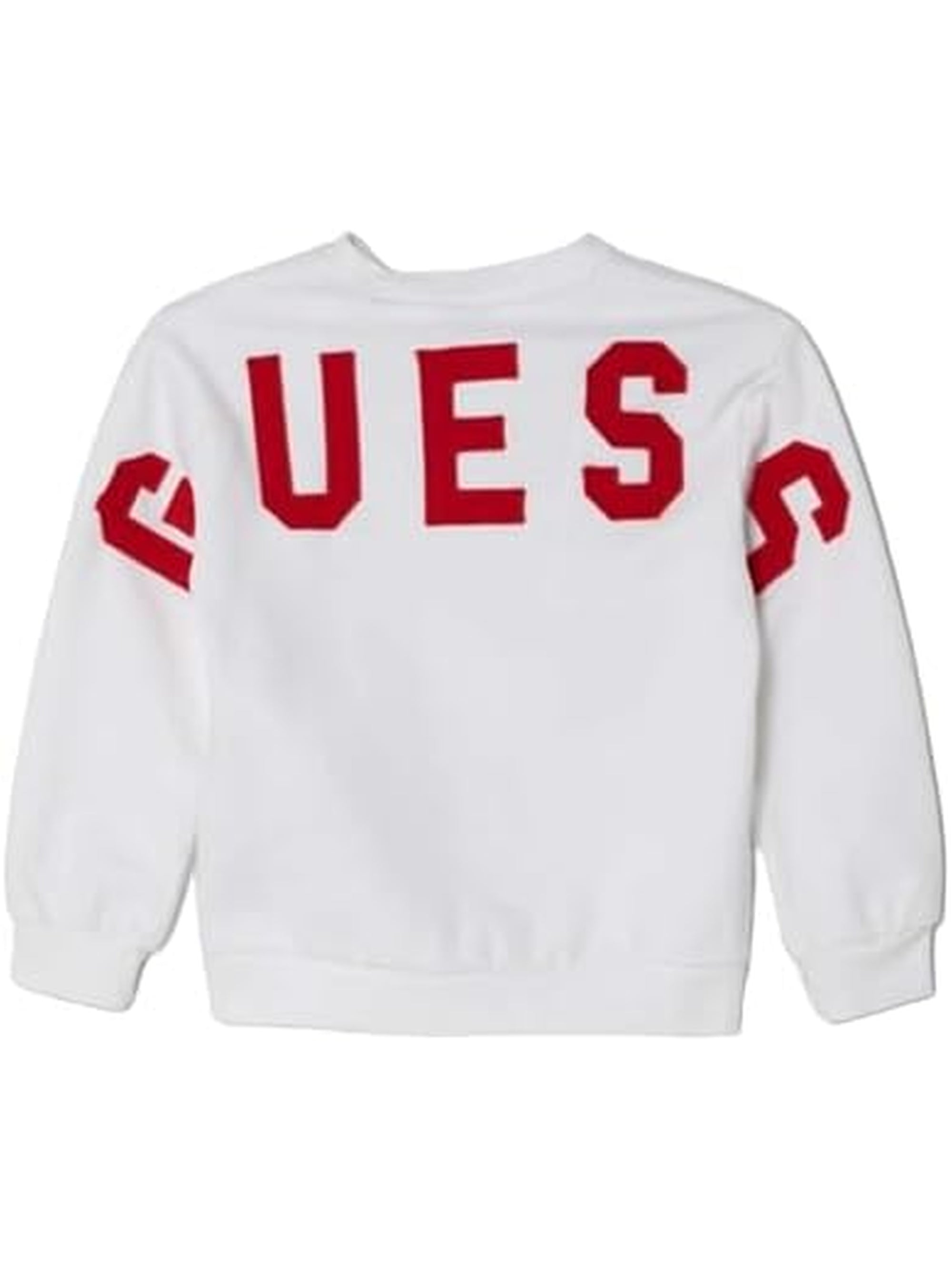 Felpa GUESS JR Bambino OVERSIZE Bianco