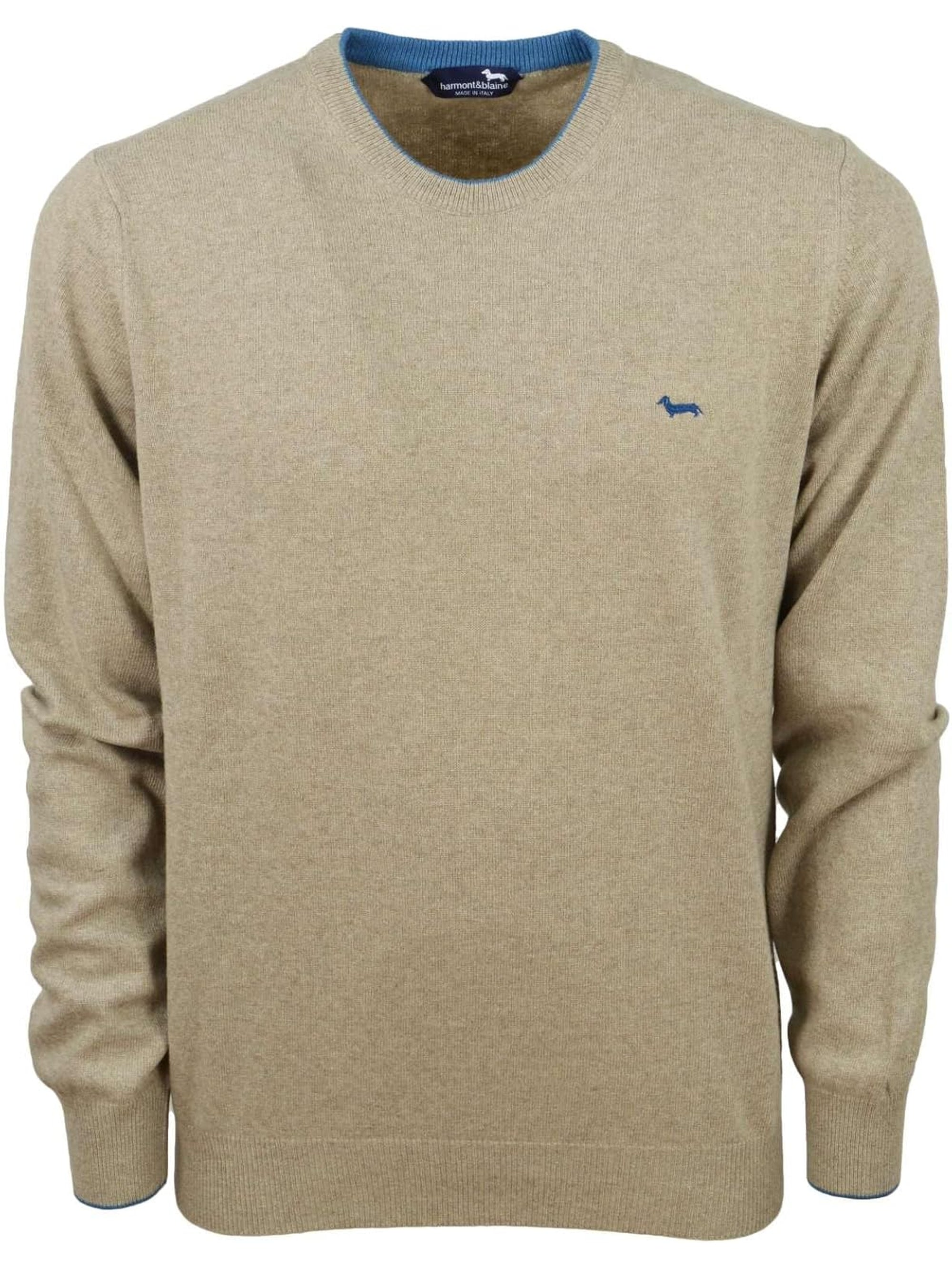 Pullover HARMONT&BLAINE Uomo BASIC Beige