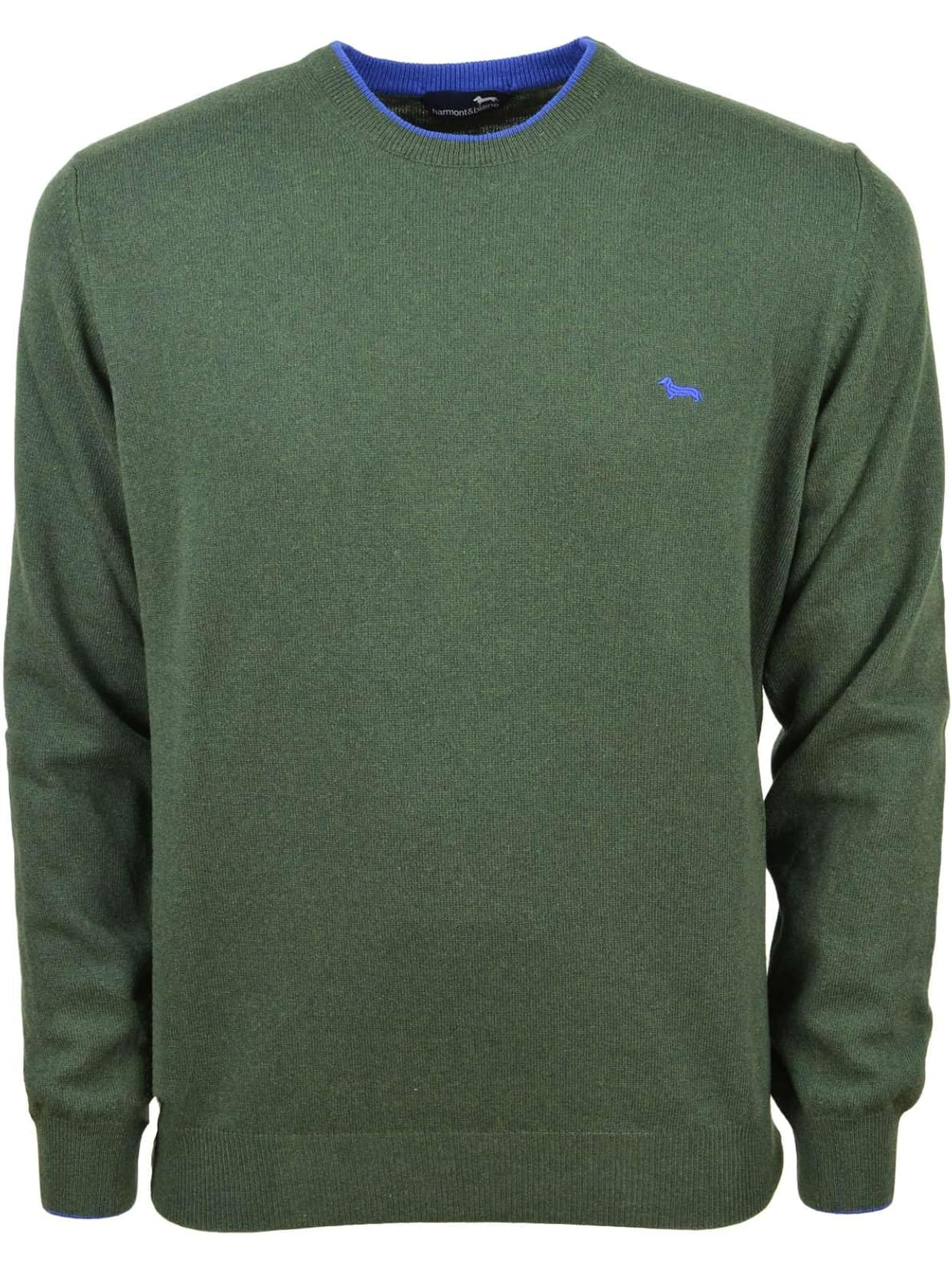 Pullover HARMONT&BLAINE Uomo BASIC Verde