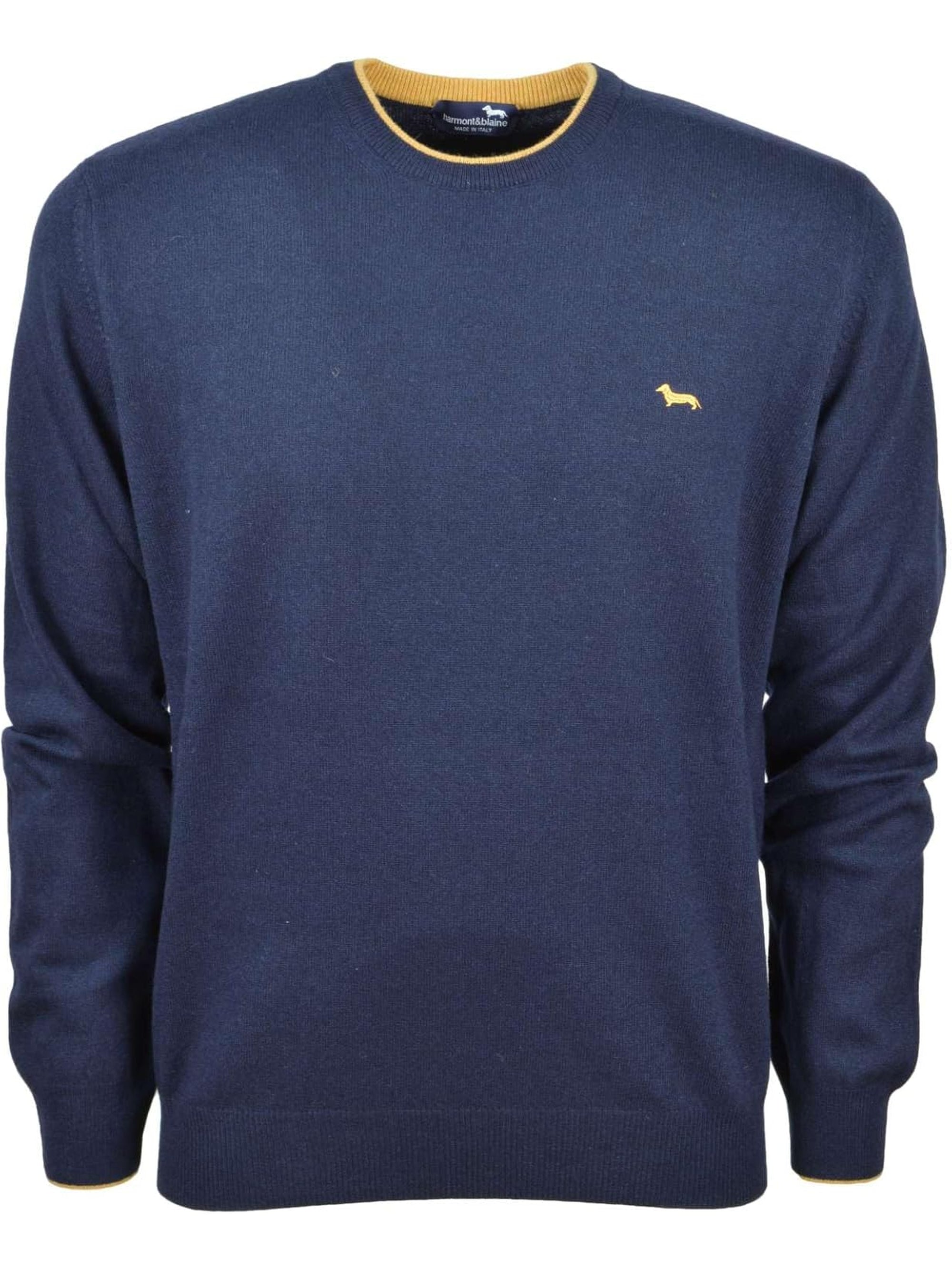 Pullover HARMONT&BLAINE Uomo BASIC Blu