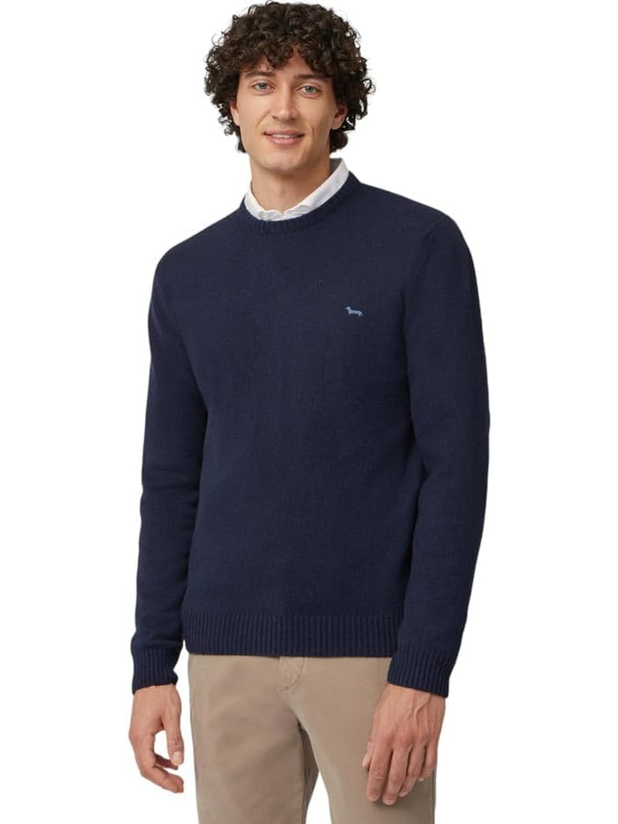 Pullover HARMONT&BLAINE Uomo BASIC UNITO Blu