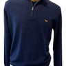 Pullover HARMONT&BLAINE Uomo HALF ZIP BASIC Blu