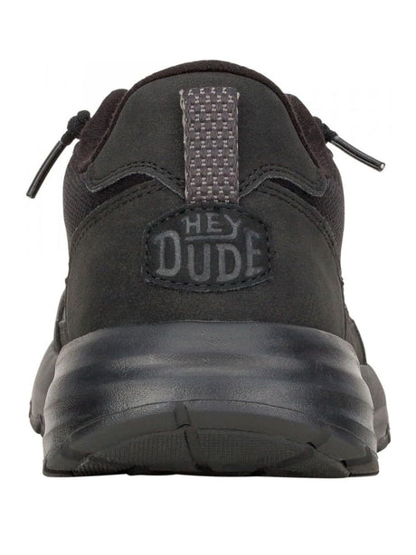 Sneakers Hey Dude Uomo Sirocco Alta M Essentials Nero Hey Dude  Angolo dello Sport