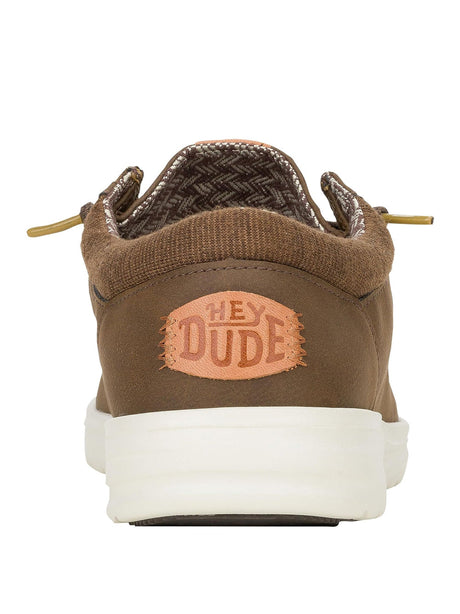 Mocassini Hey Dude Uomo Wally Grip Classic Marrone Hey Dude  Angolo dello Sport