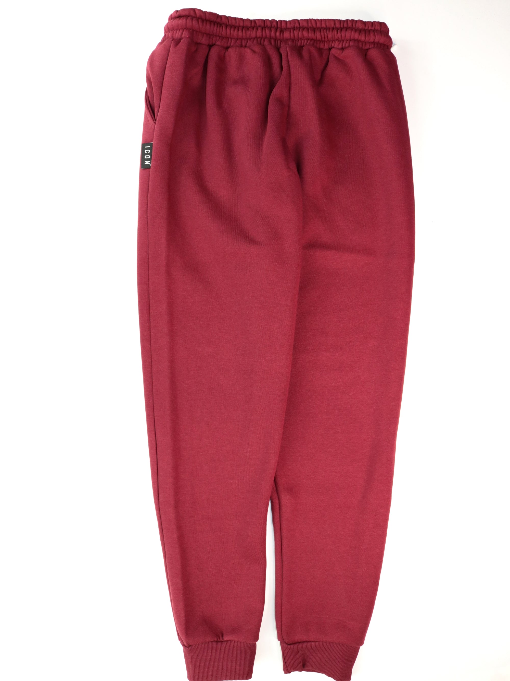 Pantalone Felpa ICON Uomo C/LOGO GRANDE Bordeaux