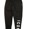 Pantalone Felpa ICON Uomo C/LOGO GRANDE Nero