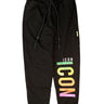 Pantalone Felpa ICON Uomo C/LOGO SU GAMBA Nero