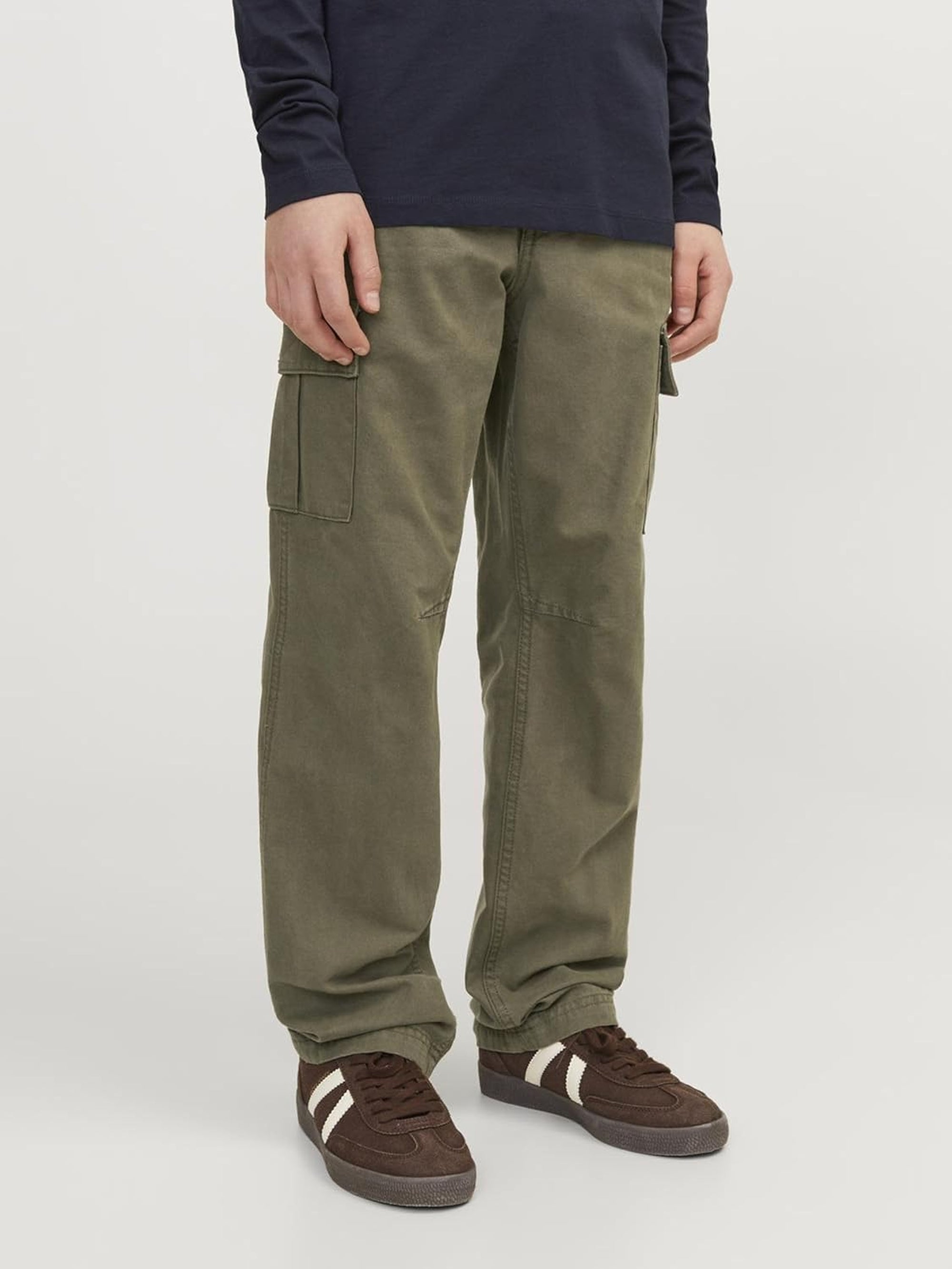 Pantalone JACK JONES Bambino TKANE JJBARKLEY CARGO Verde