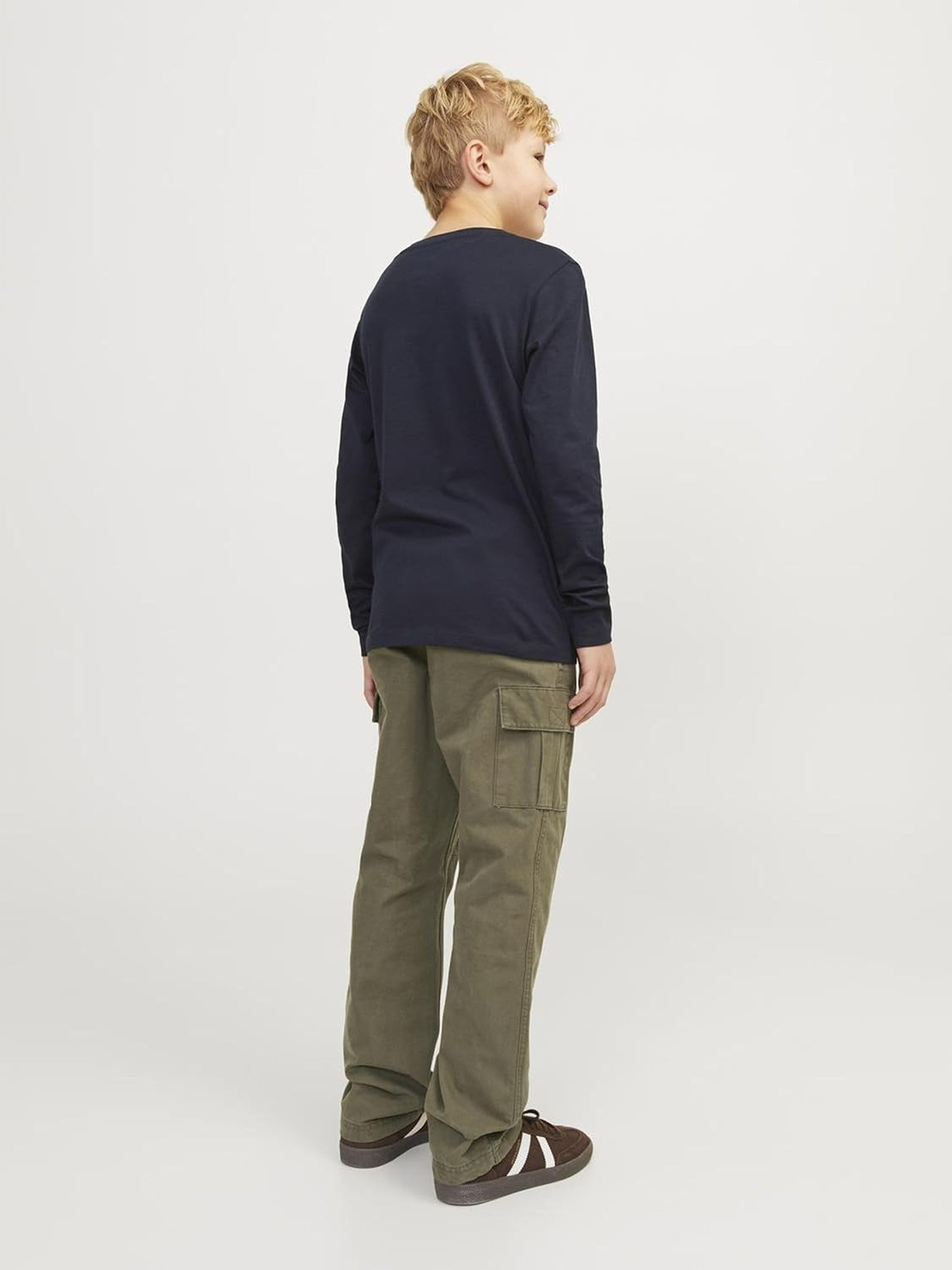 Pantalone JACK JONES Bambino TKANE JJBARKLEY CARGO Verde