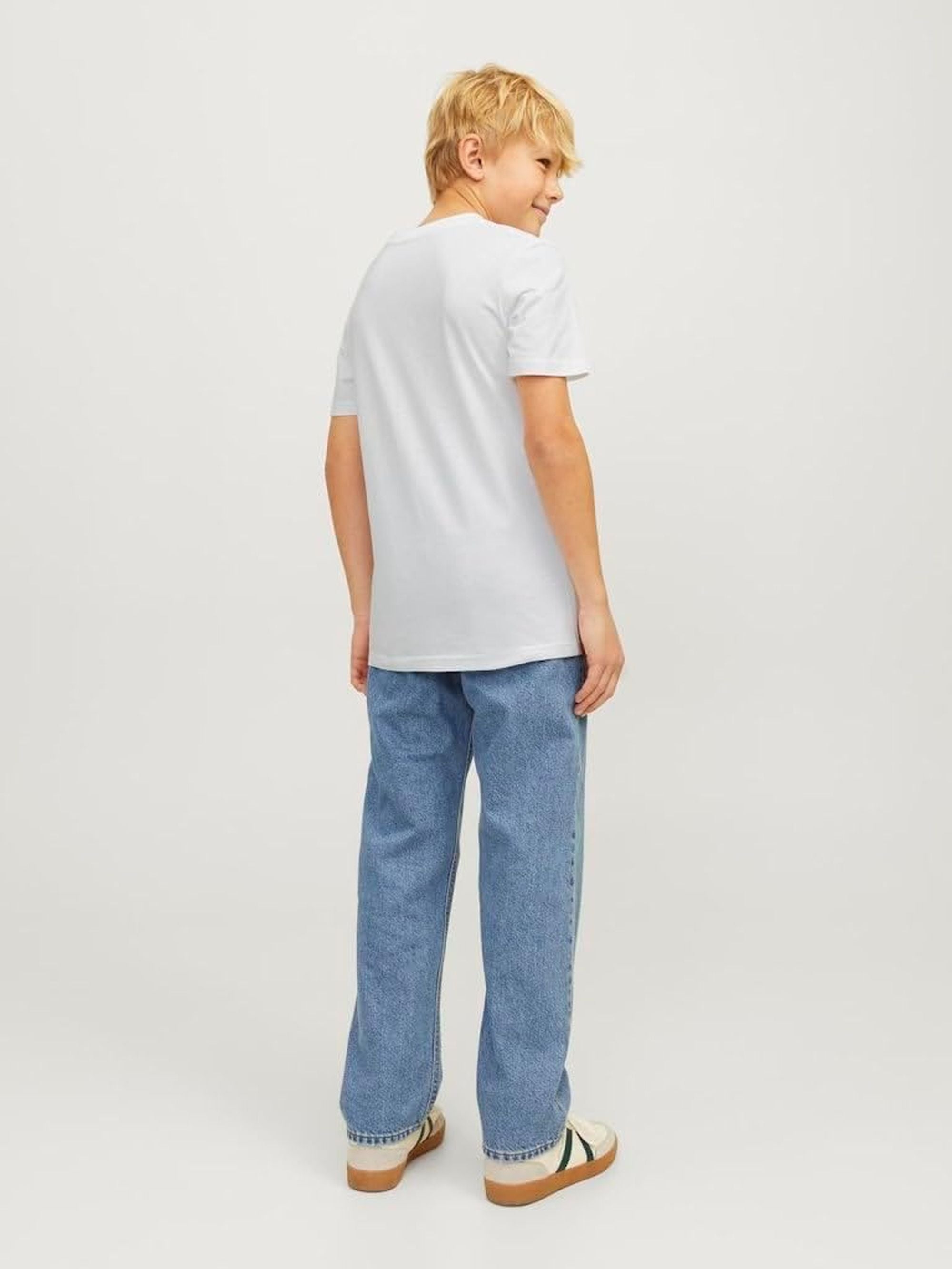 T-shirt JACK JONES Bambino jorseven Bianco