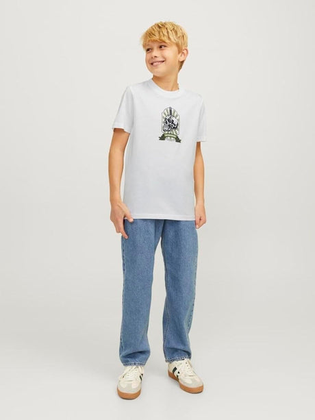 T-shirt JACK JONES Bambino jorseven Bianco
