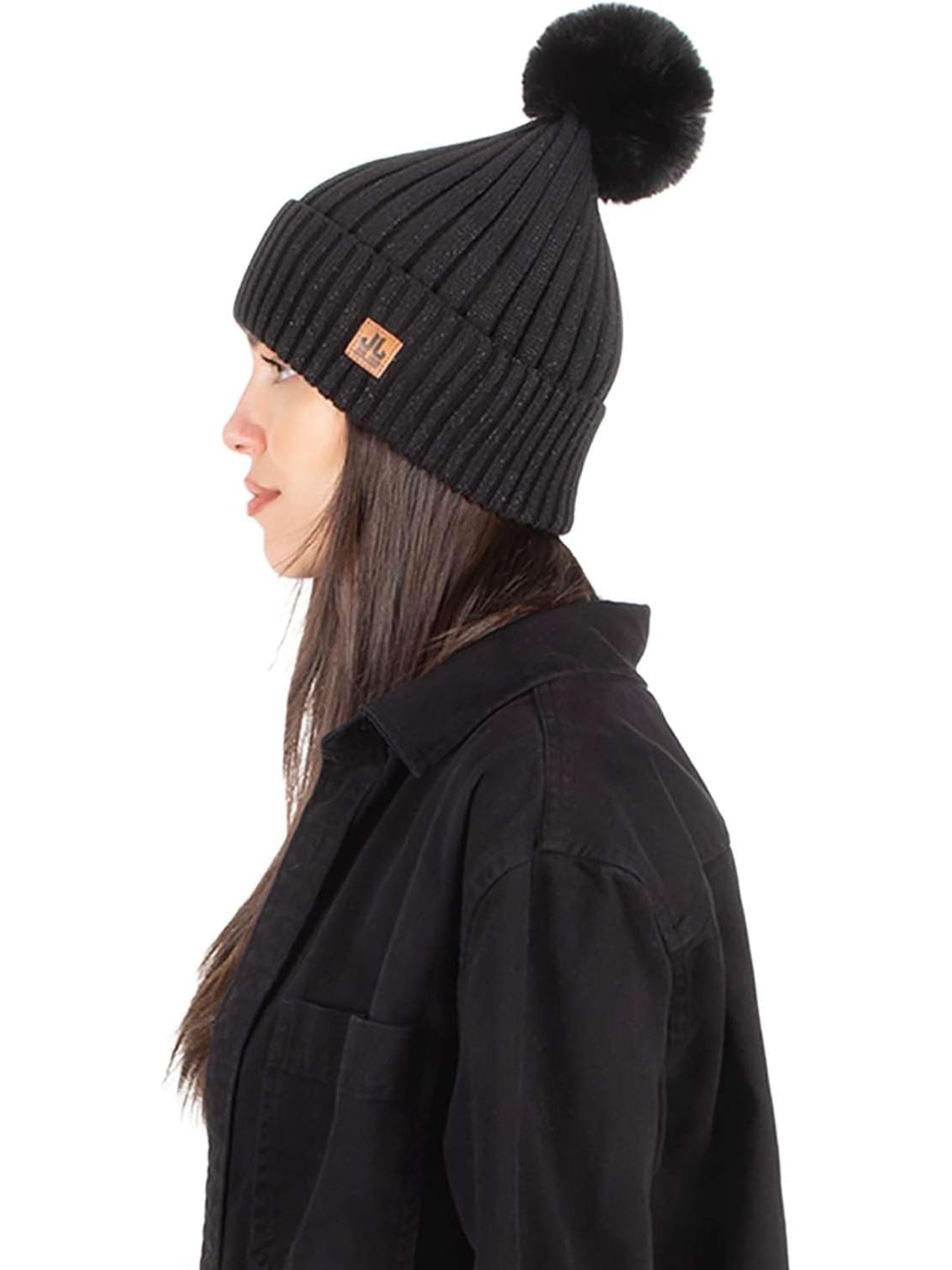 Cappello JAILJAM Donna RECYCLED LUREX RIB Nero