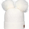 Cappello JAILJAM Donna RECYCLED DOUBLE POM Bianco