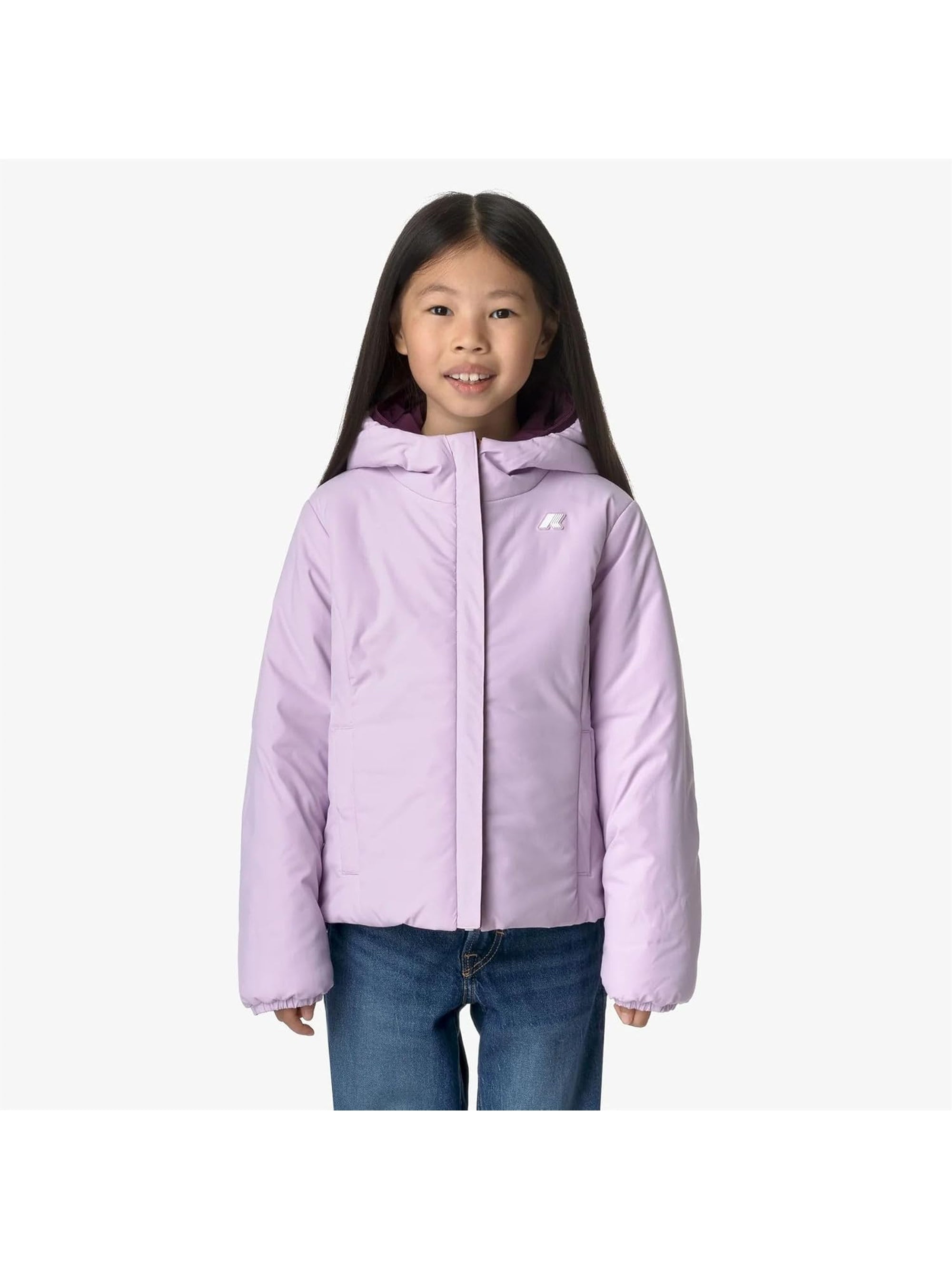 Giubbotto K-WAY Bambina lily st warm double Viola