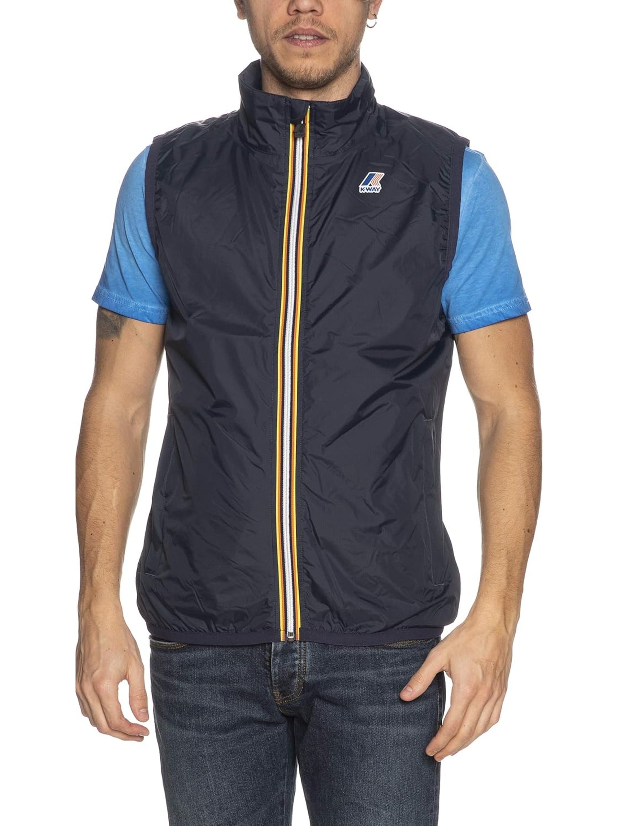 Gilet K-WAY Uomo LE VRAI 3.0 ROULAND WARM Blu