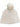 Cappello K-WAY Unisex VINCIENNE CARDIGAN STITCH WOOL Bianco