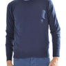 Pullover KANGRA Uomo GIROCOLLO RASATO CALATO Blu