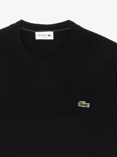 Pullover Lacoste Uomo Nero Lacoste  Angolo dello Sport