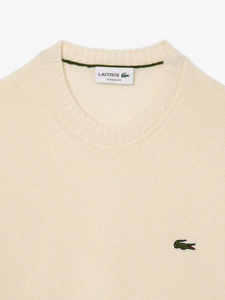 Pullover Lacoste Uomo Avorio Lacoste  Angolo dello Sport