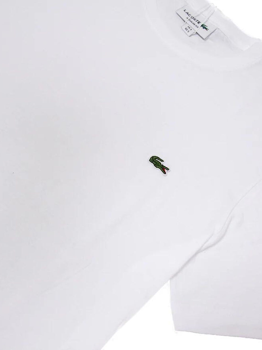 T-Shirt Lacoste Uomo Bianco Lacoste  Angolo dello Sport