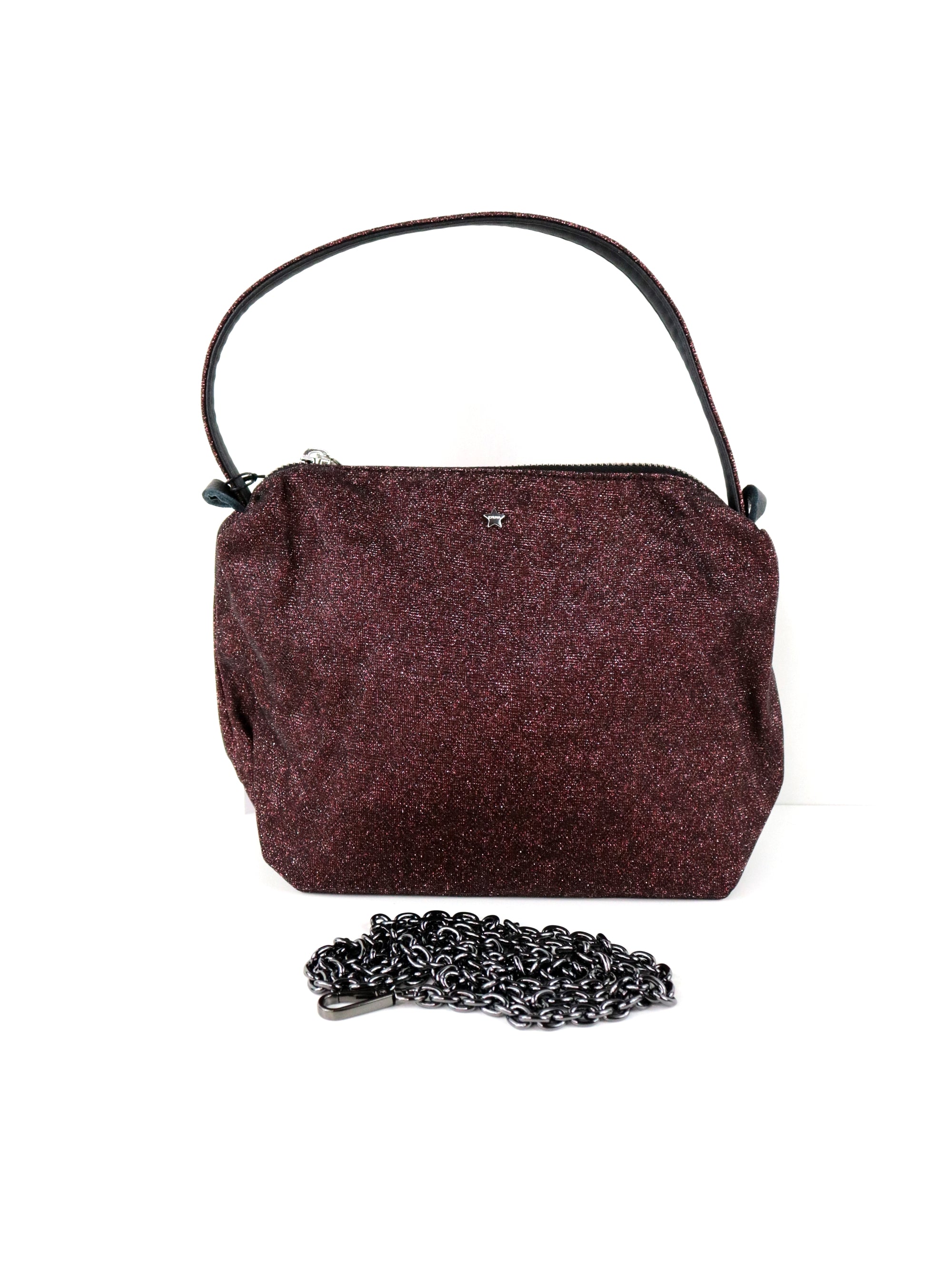 Borsa L'AURA Donna glitter Viola