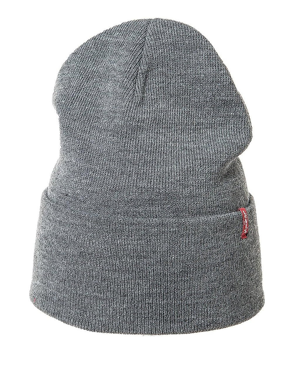 Cappello Levisacc Unisex Slouchy Red Tab Beanie Grigio