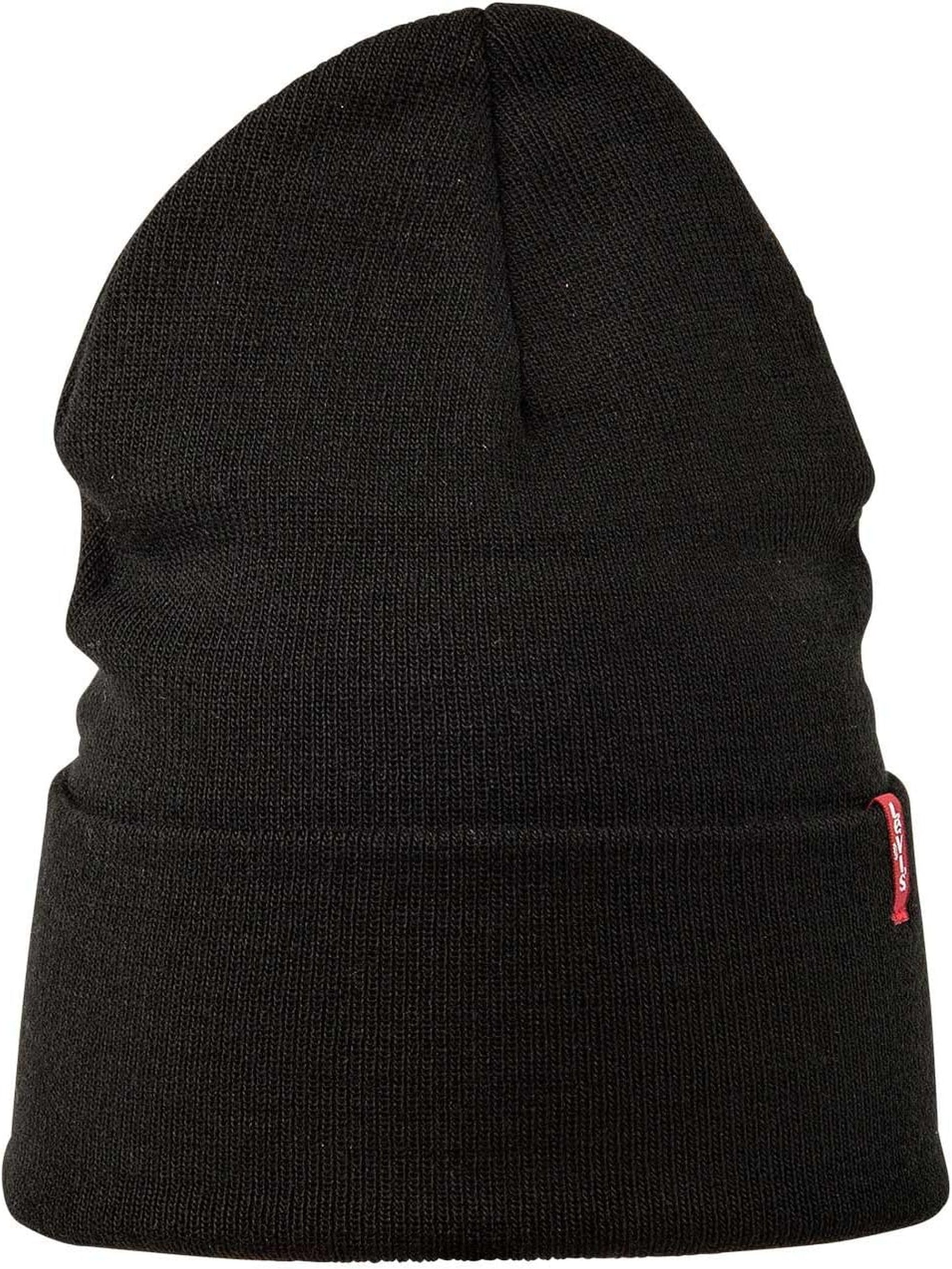 Cappello LEVISACC Unisex SLOUCHY RED TAB BEANIE Nero