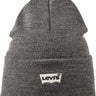 Cappello LEVISACC Unisex BATWING EMBROIDERED SLOUCHY BEANIE Grigio