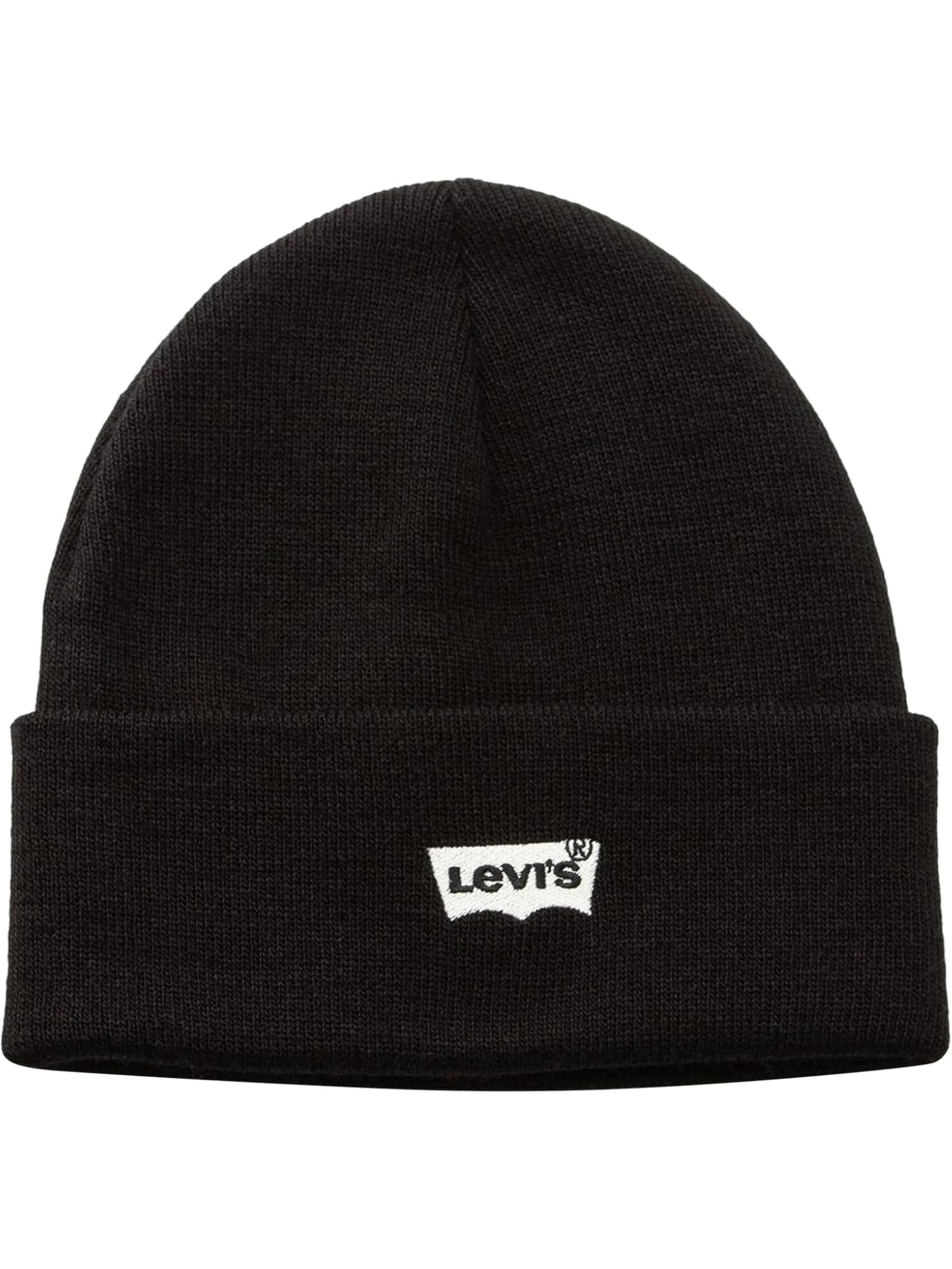 Cappello LEVISACC Unisex BATWING EMBROIDERED SLOUCHY BEANIE Nero